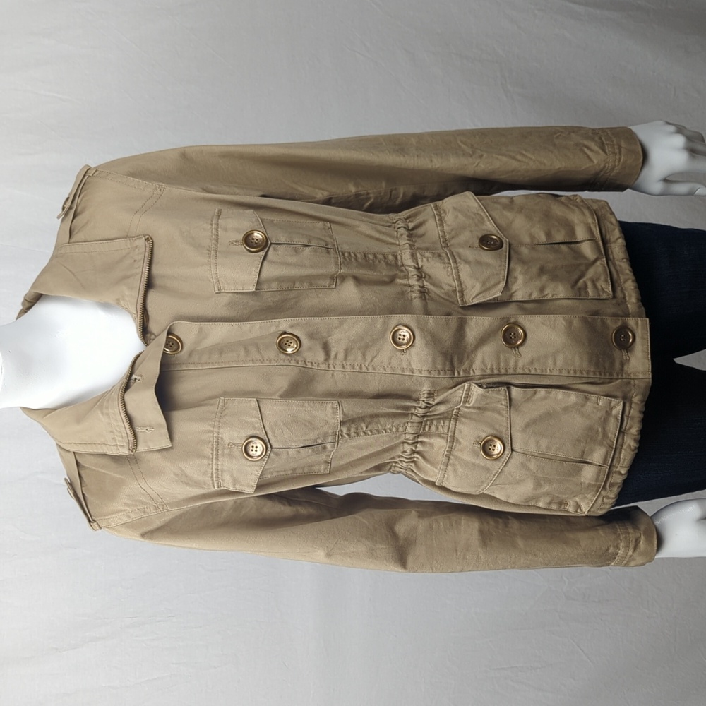APART KHAKI ARMY JACKET SZ 8